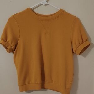 Popsugar, Size S, womans mustard yellow top